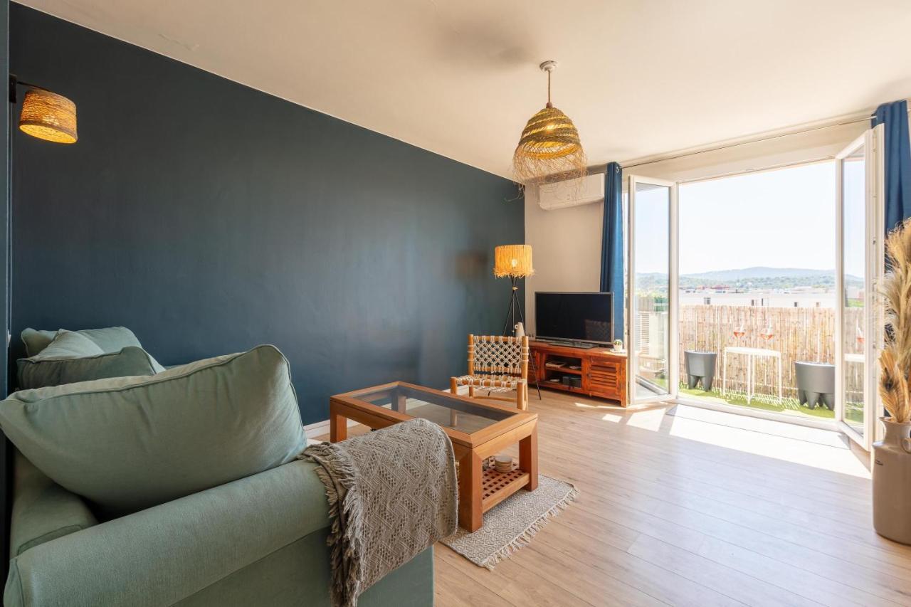 Le Blue Sea - Appt Classe 3 Etoiles A 650M De La Plage Le Lavandou Exteriér fotografie